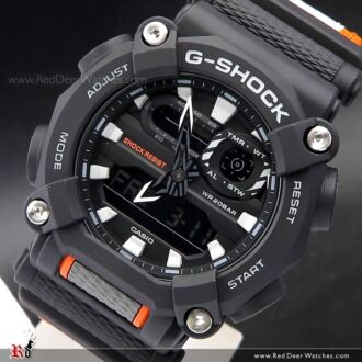 Casio G-Shock Orange Nylon Strap Watch GA-900C-1A4, GA900C