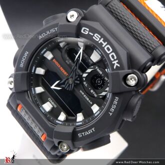 Casio G-Shock Orange Nylon Strap Watch GA-900C-1A4, GA900C