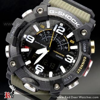 Casio G-Shock Mudmaster Quad Sensor Carbon Fiber Bluetooth Watch GG-B100-1A3