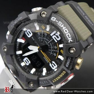 Casio G-Shock Mudmaster Quad Sensor Carbon Fiber Bluetooth Watch GG-B100-1A3