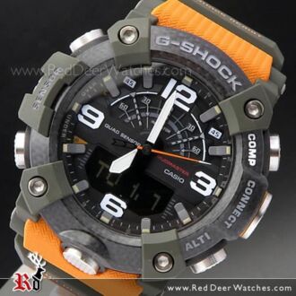 Casio G-Shock Mudmaster Quad Sensor Carbon Fiber Bluetooth Watch GG-B100-1A9