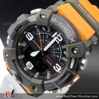 Casio G-Shock Mudmaster Quad Sensor Carbon Fiber Bluetooth Watch GG-B100-1A9