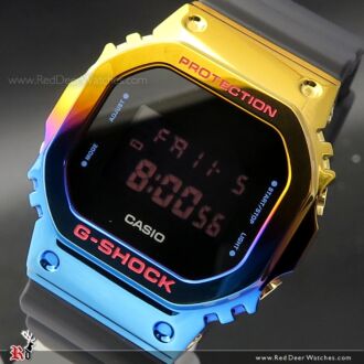 Casio G-Shock Metal Bezel Rainbow Ion Plating Watch GM-5600SN-1