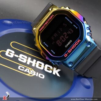 Casio G-Shock Metal Bezel Rainbow Ion Plating Watch GM-5600SN-1