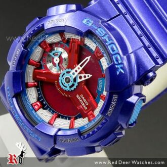 Casio G-SHOCK S-Series World time Purple Blue Unisex Watch GMA-S110HC-2A, GMAS110HC