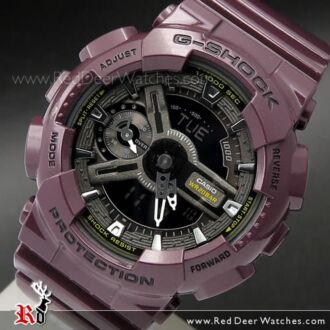 Casio G-Shock S Series Rose Motif Band Ladies Watch GMA-S110F-7A, GMAS110F