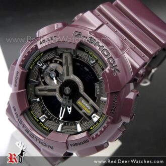 Casio G-Shock S Series Rose Motif Band Ladies Watch GMA-S110F-7A, GMAS110F