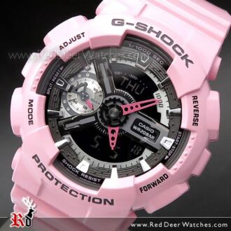 Casio G-Shock S Series Rose Motif Band Ladies Watch GMA-S110F-7A, GMAS110F