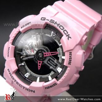 Casio G-Shock S Series Rose Motif Band Ladies Watch GMA-S110F-7A, GMAS110F