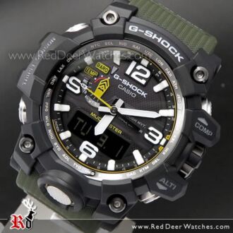 Casio G-Shock MUDMASTER Triple Sensor Solar Multiband 6 Watch GWG-1000-1A3, GWG1000