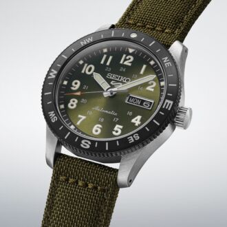 Seiko 5 Sports Field Series Green Nylon Strap Watch HDB008K1
