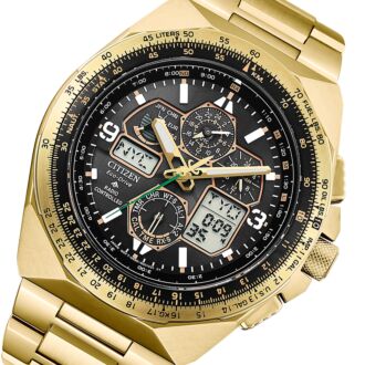Citizen Promaster SKYHAWK Eco-Drive 50th Anniversary Gold Watch JY8144-50E