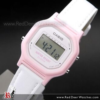 Casio Ladies Kids Leather Band Digital Watch LA-11WL-4A, LA11WL