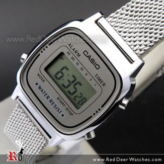 Casio Vintage Digital Mesh band Watch LA670WEM-7, LA670WEM