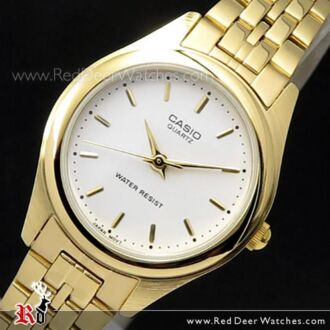 Casio Quartz Gold Plated Stainless Steel Ladies Watch LTP-1130N-1A, LTP1130N