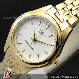 Casio Quartz Gold Plated Stainless Steel Ladies Watch LTP-1130N-1A, LTP1130N