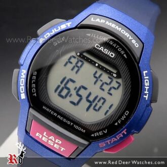 Casio Stopwatch Alarm Ladies Digital Watch LWS-1000H-2AV, LWS1000H