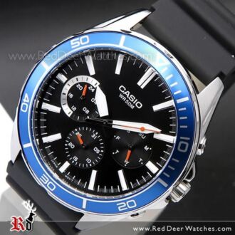 Casio Date Day 24 Hour Indicator Analog Mens Watch MTD 320D 1AV