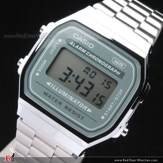 Casio Vintage Retro style Unisex Digital Watch A168WA-5AY, A-168WA