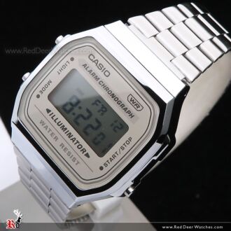 Retro Vintage Digital Unisex A168WA-5AY, style Casio Watch A-168WA