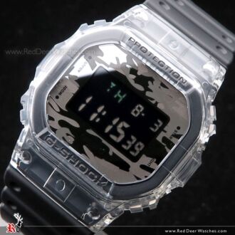 Casio G-Shock Camouflage Translucent Digital Watch DW-5600SKC-1, DW5600SKC