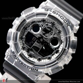 Casio G-Shock Camouflage Translucent Digital Watch GA-100SKC-1A, GA100SKC