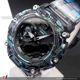 Casio G-Shock Analog Digital Glitch Blazing Watch GA-2200NN-1A, GA2200NN