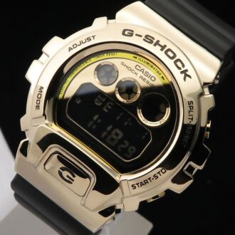 Casio G-Shock Gold-Tone Stainless Steel Case Sport Watch GM-6900G-9, GM6900G