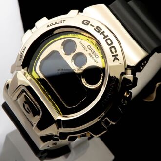 Casio G-Shock Gold-Tone Stainless Steel Case Sport Watch GM-6900G-9, GM6900G