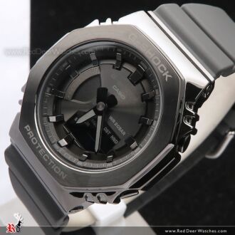 Casio G-Shock Analog Digital Mid-Sized Metal-Clad Ladies Watch GM-S2100B-8A