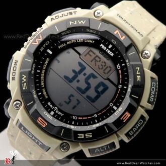 Casio ProTrek Climber Line Triple Sensor Solar Watch PRG-340SC-5