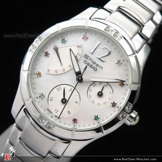 Casio Sheen Chronograph Swarovski Elements Ladies Watch SHN-3016DP-7A