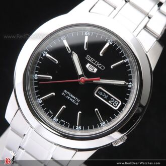 SEIKO 5 Automatic Watch See-thru Back Gray Gold Watch SNXS75K