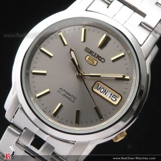 Seiko 5 Automatic See-thru Back Day Date Watch SNKK67K1