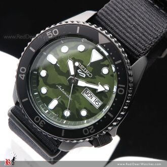 Seiko 5 Sport Camouflage SKX Street Style Automatic Watch SRPJ37K1