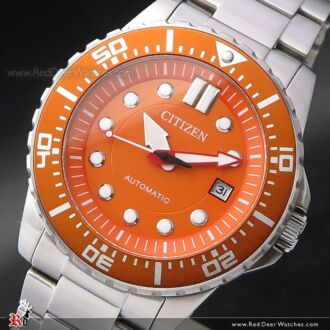 Citizen Orange Dial Automatic Watch NJ0128-80X