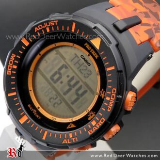 Casio ProTrek Triple Sensor Solar Camouflage Sport Watch PRG-300CM-4, PRG300CM