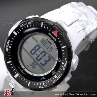 Casio ProTrek Triple Sensor Solar Camouflage Sport Watch PRG-300CM-7, PRG300CM