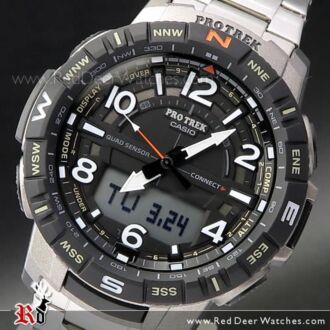 Casio Protrek Quad Sensor Bluetooth Titianium Watch PRT-B50T-7, PRTB50T