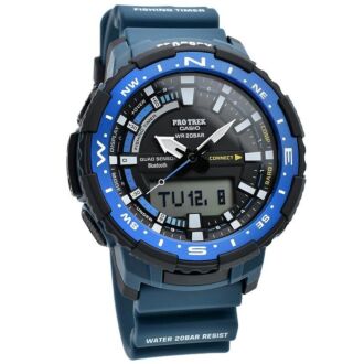 Casio Mens Pro Trek Bluetooth Connected Titanium India