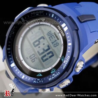 Casio ProTrek Solar Radio Multiband 6 Flagship Sensor Watch PRW-3000-2B, PRW3000