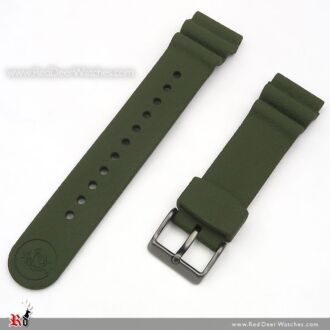 Seiko Original Replacement 22mm Green Silicone Strap for Prospex R040012N0
