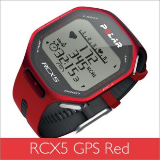 Polar RCX5 GPS Red Sports Training Watch with Heart Rate Monitor