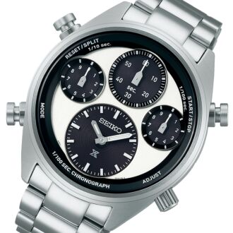 Seiko Prospex Speedtimer Panda Chronograph Solar Watch SFJ001P1