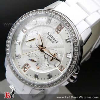 Casio Sheen Cruise line SWAROVSKI ELEMENTS Ladies Watch SHE-3023-7A, SHE3023