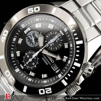 Seiko Chronograph Stainless Steel Mens Watch SNDD99P1, SNDD99