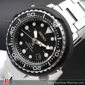 Seiko Prospex Solar Tuna Silicone Strap Diver Watch SNE497P1, SNE497