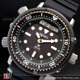 Seiko Prospex Solar Arnie Black Gold 200M Diver Watch SNJ028P1, SNJ028