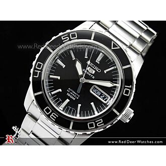 Seiko Mens Automatic Hardlex Crystal Black SNZH55K1 