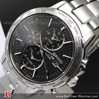 Seiko Chronograph Alarm World Time Mens Watch SPL049P1, SPL049